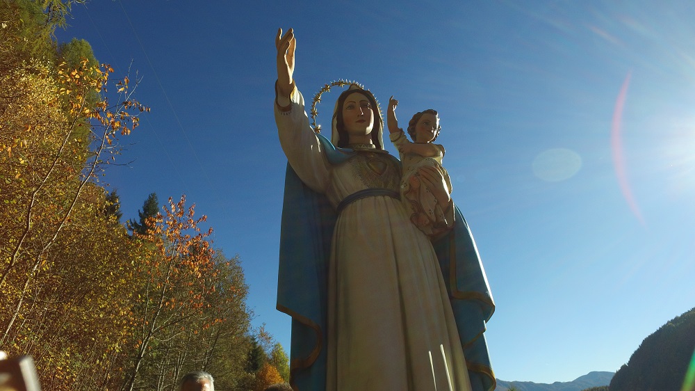 La Madonna pellegrina a Fusino